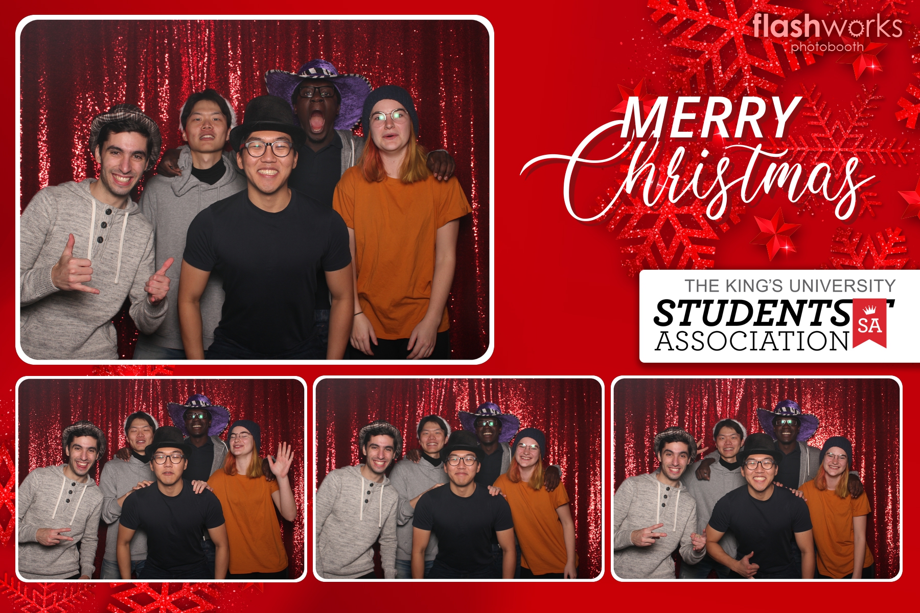 Kings Christmas Party | View more photos from the event at gallery.flashworksphotobooth.com/u/FlashworksPhotoboothInc/Kings-Christmas-Party